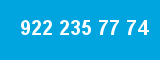 922 235 77 74 922 235 77 74